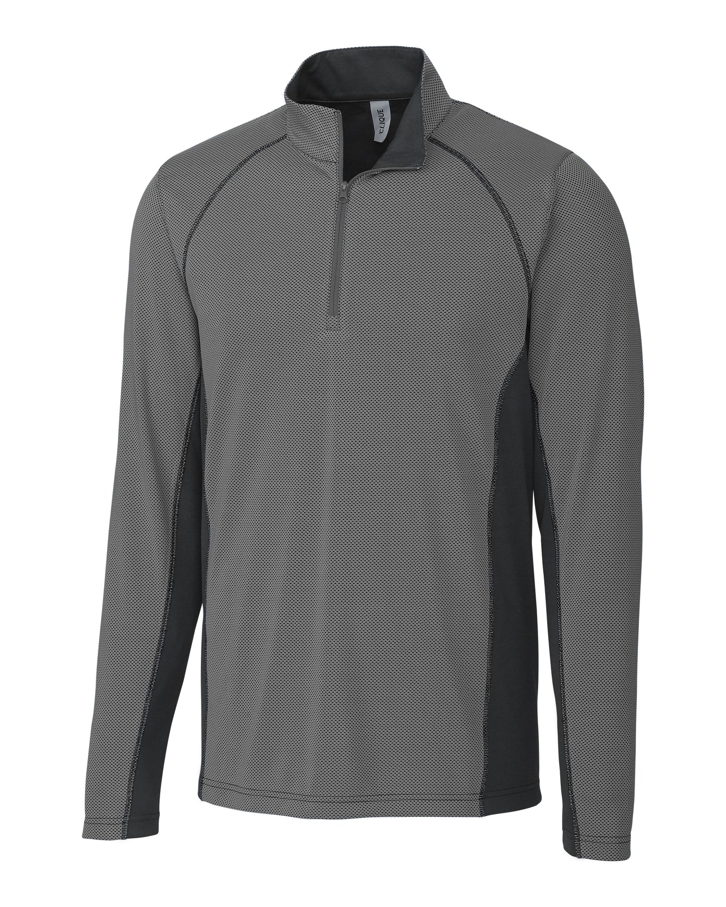 Clique Ice Pique Colorblock Tech Mens Half Zip