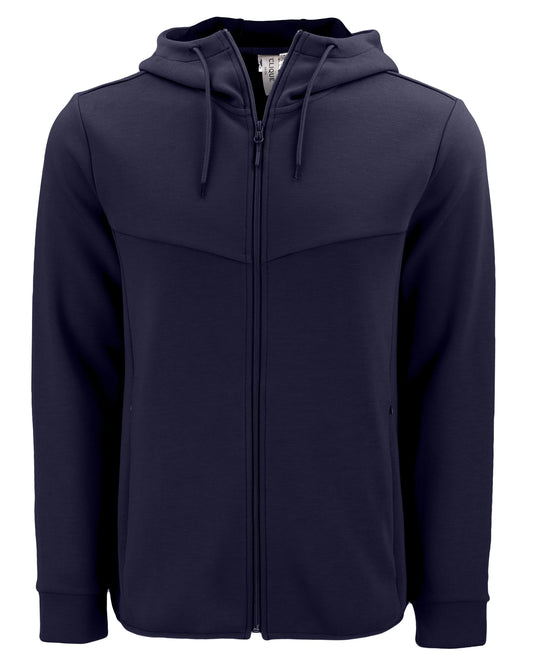 Clique Haven Recycled Mens Full Zip Hooded Sweatshirt