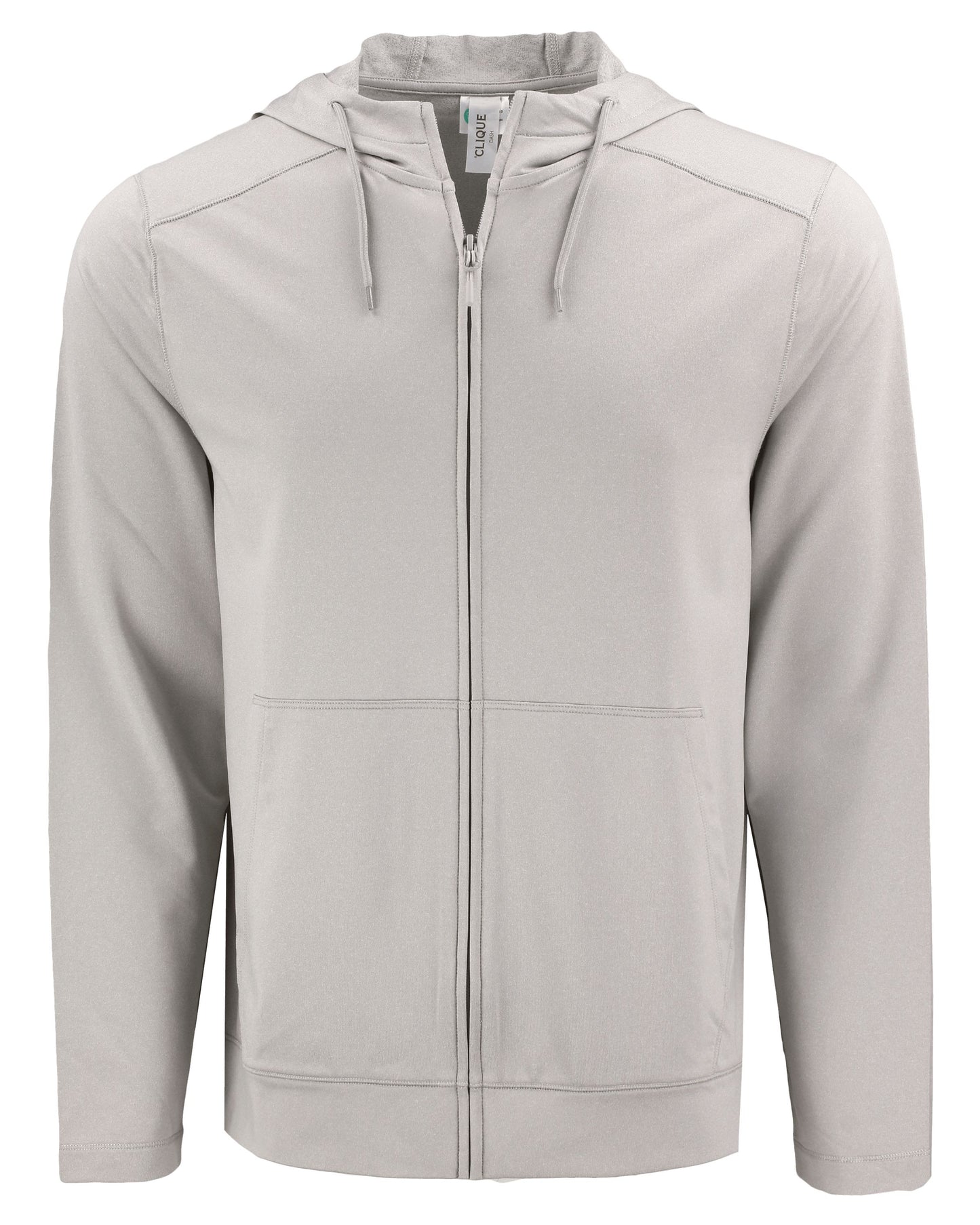 Clique Dash Recycled Mens Full Zip Hooded Sweatshirt