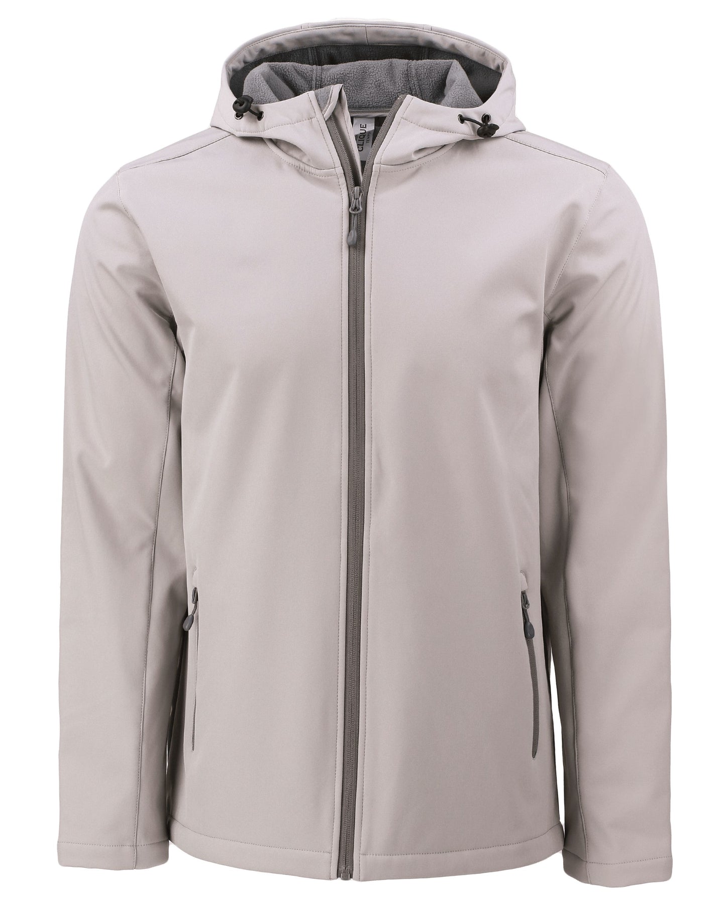 Clique Tempo Recycled Stretch Softshell Mens Full Zip Hooded Jacket