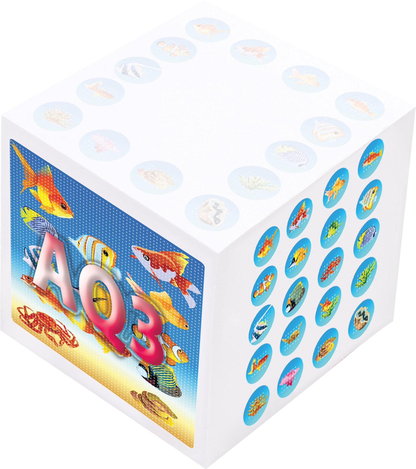 Souvenir 3 x 3 x 3 NonAdhesive Cube-NC3A