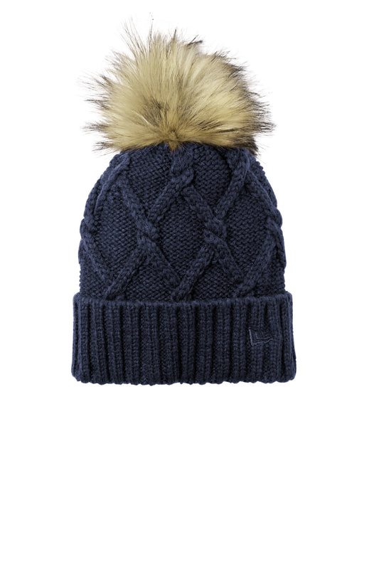 New Era® Faux Fur Pom Beanie