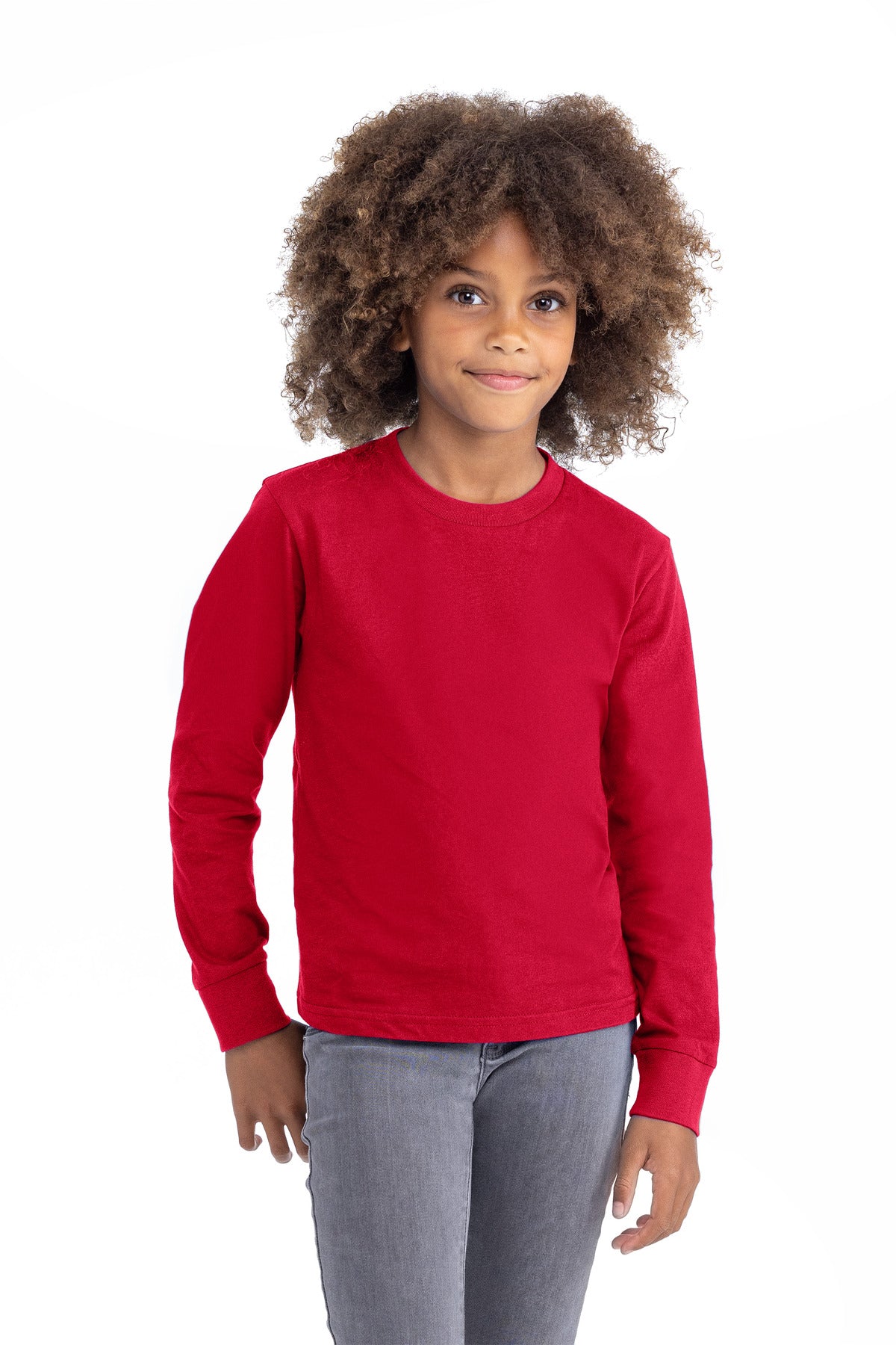 Next Level Apparel? Youth Cotton Long Sleeve Tee NL3311
