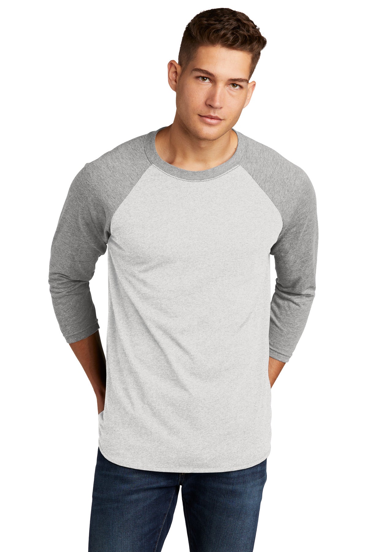Next Level Apparel? Adult Tri-Blend 3/4-Sleeve Raglan