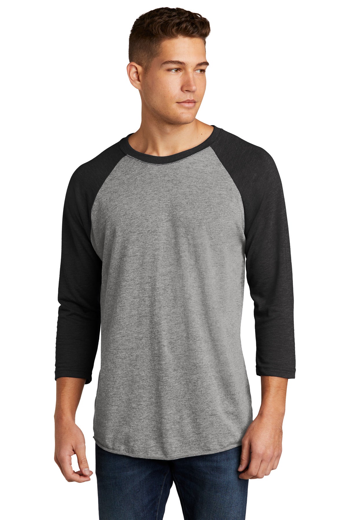 Next Level Apparel? Adult Tri-Blend 3/4-Sleeve Raglan
