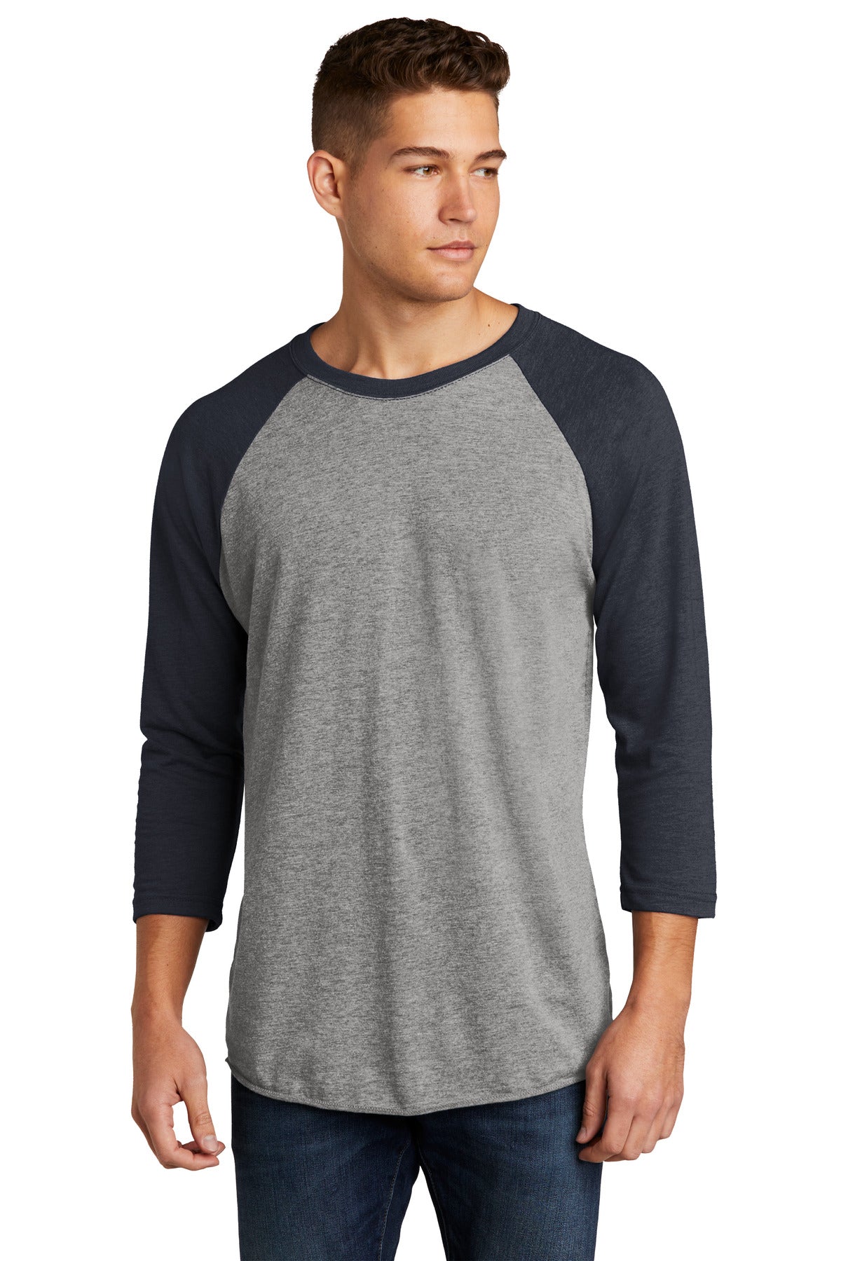 Next Level Apparel? Adult Tri-Blend 3/4-Sleeve Raglan