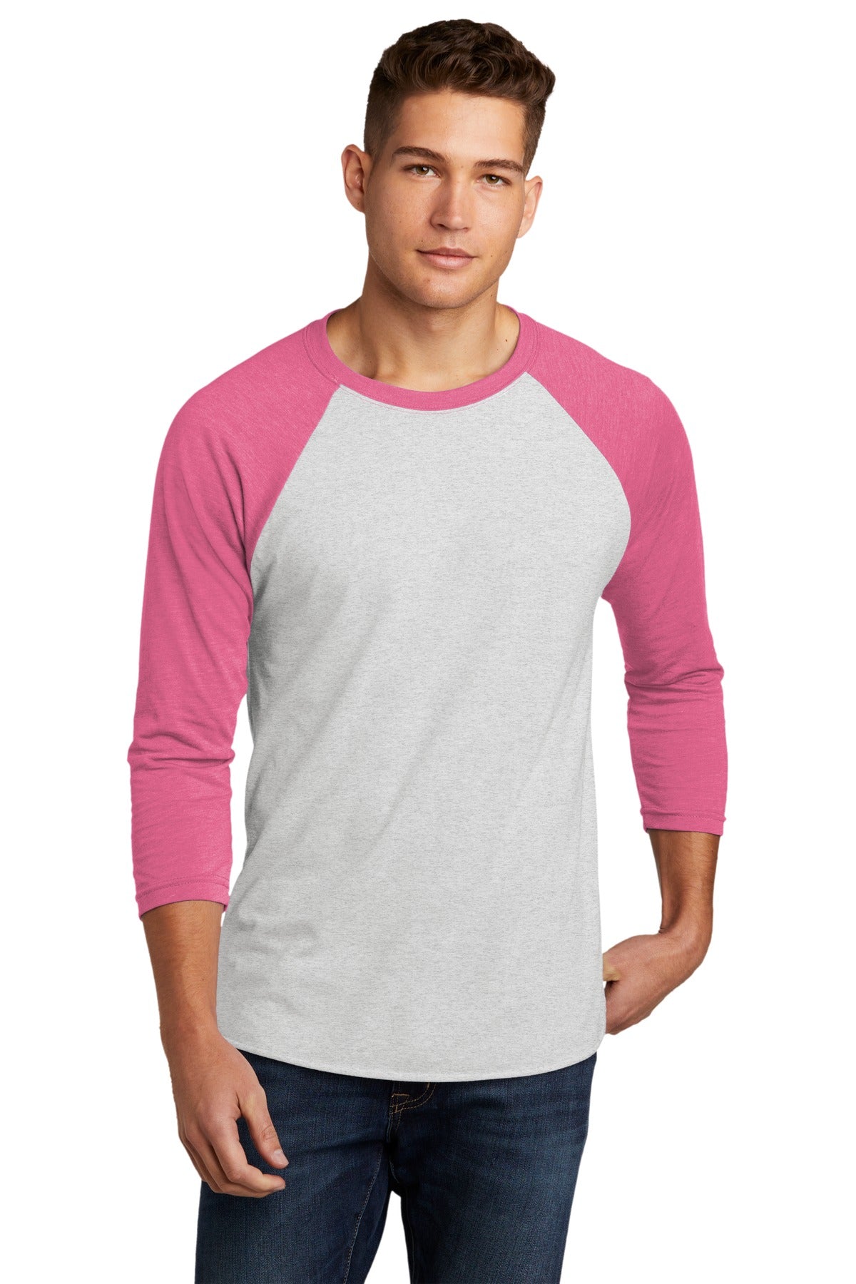 Next Level Apparel? Adult Tri-Blend 3/4-Sleeve Raglan