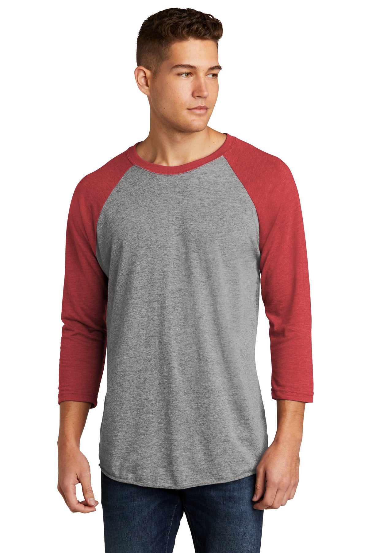 Next Level Apparel? Adult Tri-Blend 3/4-Sleeve Raglan