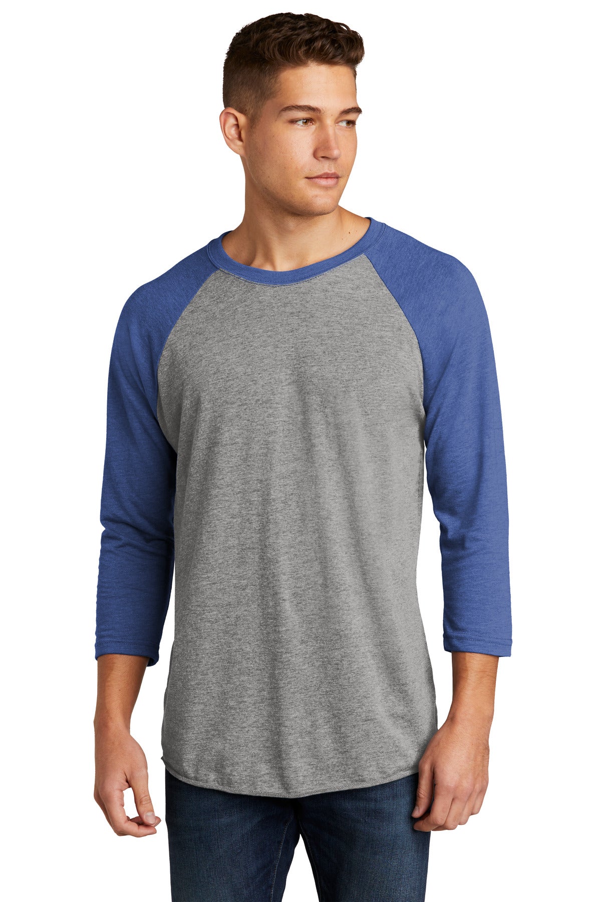 Next Level Apparel? Adult Tri-Blend 3/4-Sleeve Raglan