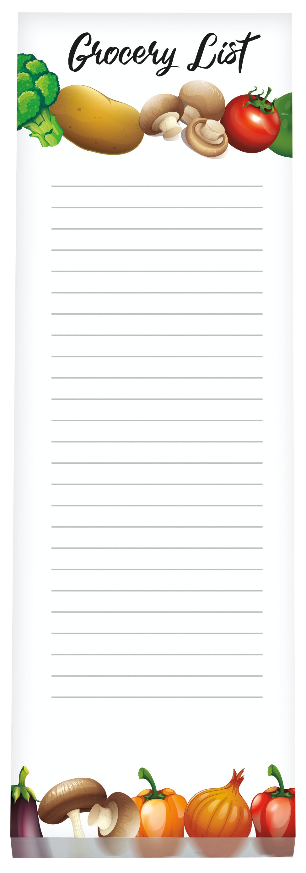 Souvenir 3 x 9 Scratch Pad with Magnet 25 Sheet-NS3A9A25M