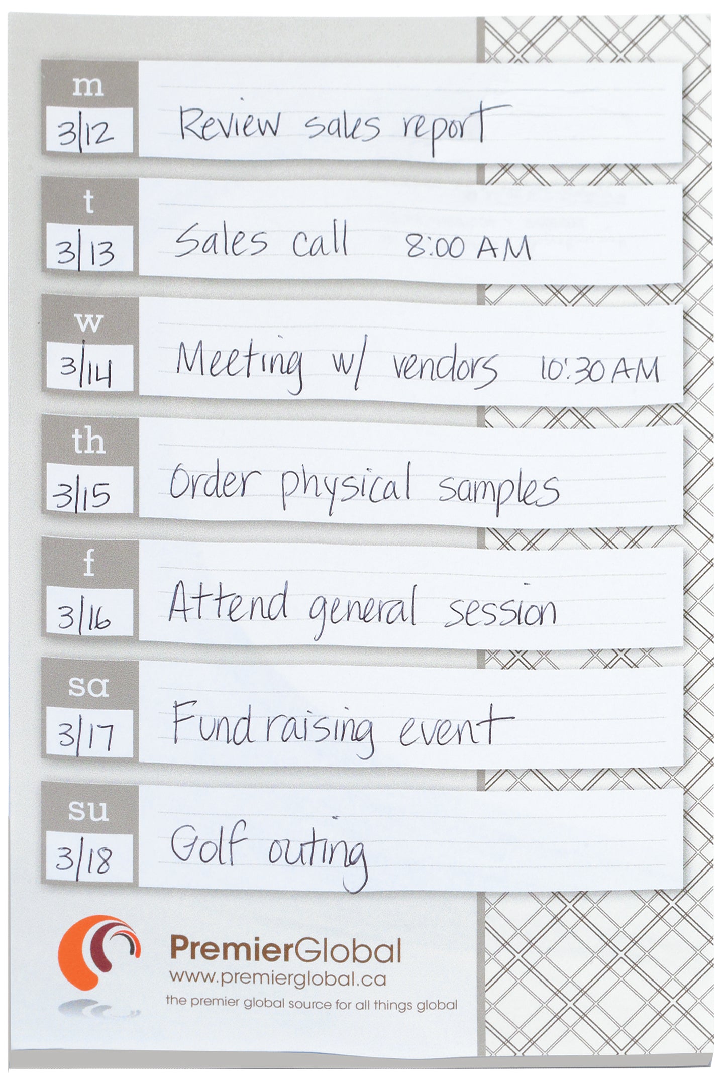 Souvenir Sticky Note 6 x 9 Large Pad 25 sheet-P6A9A25