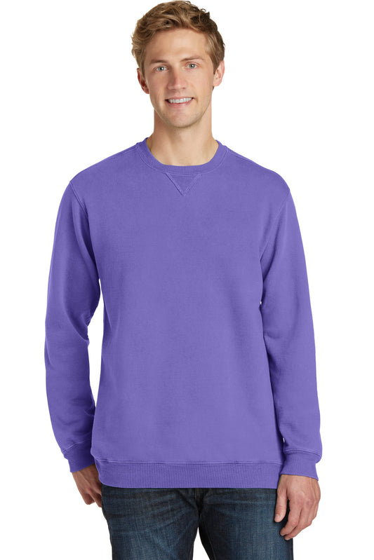 Port & Company? Beach Wash? Garment-Dyed Crewneck Sweat