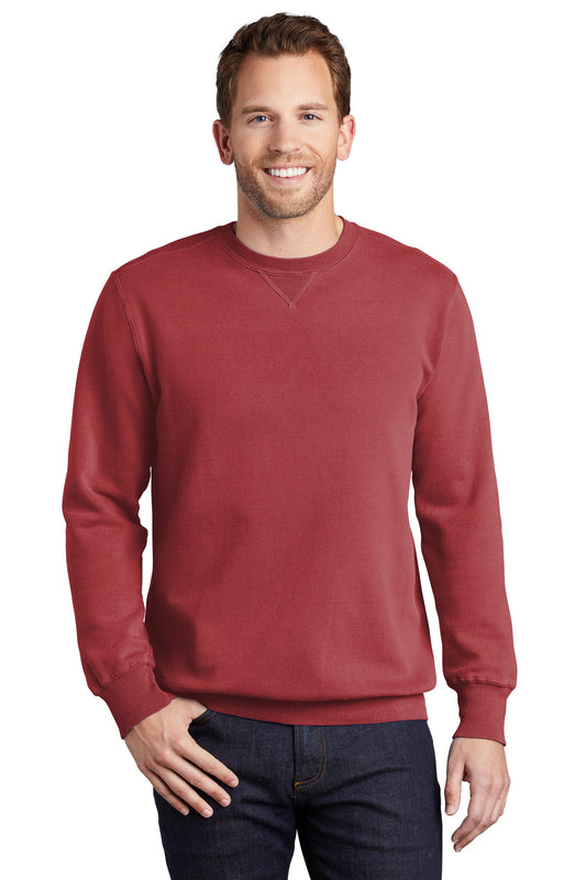 Port & Company? Beach Wash? Garment-Dyed Crewneck Sweat