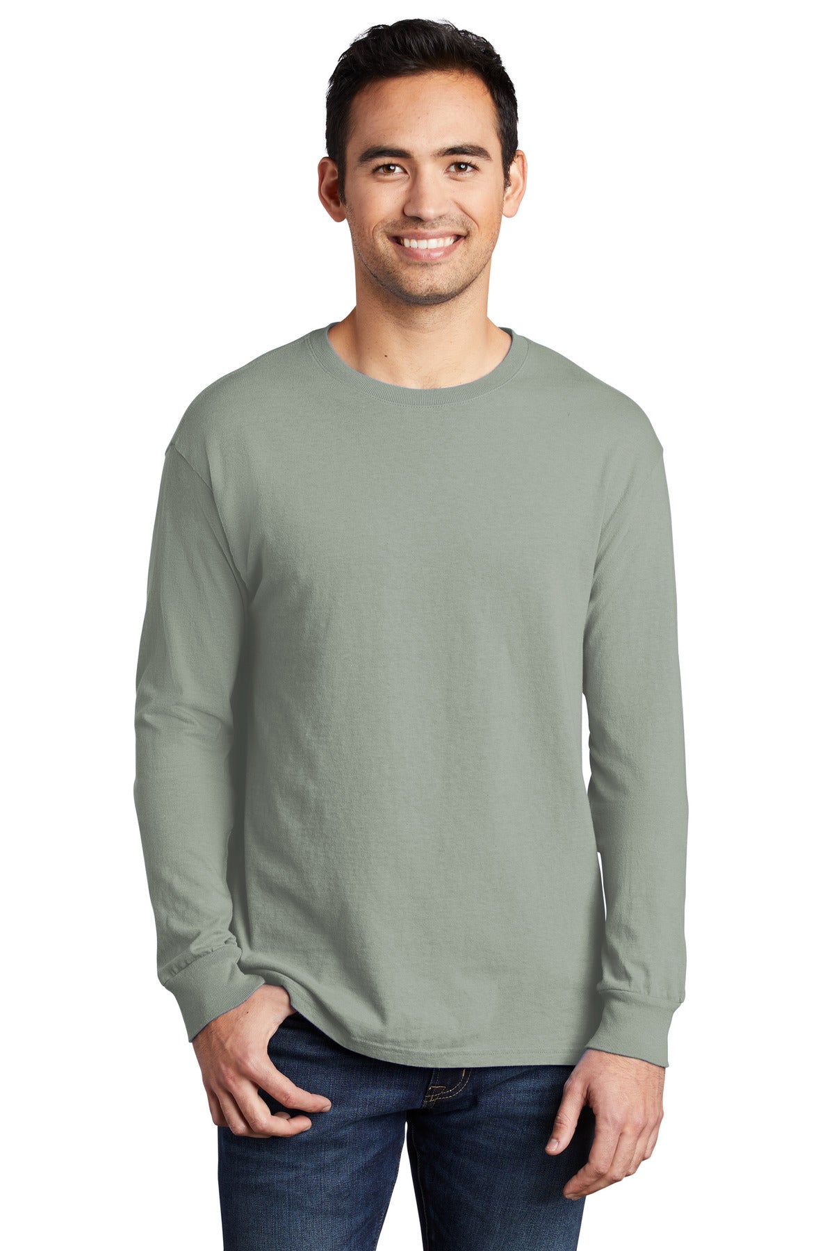 Port & Company? Beach Wash? Garment-Dyed Long Sleeve Te