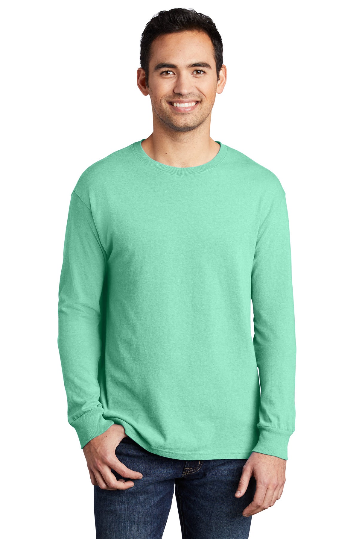 Port & Company? Beach Wash? Garment-Dyed Long Sleeve Te