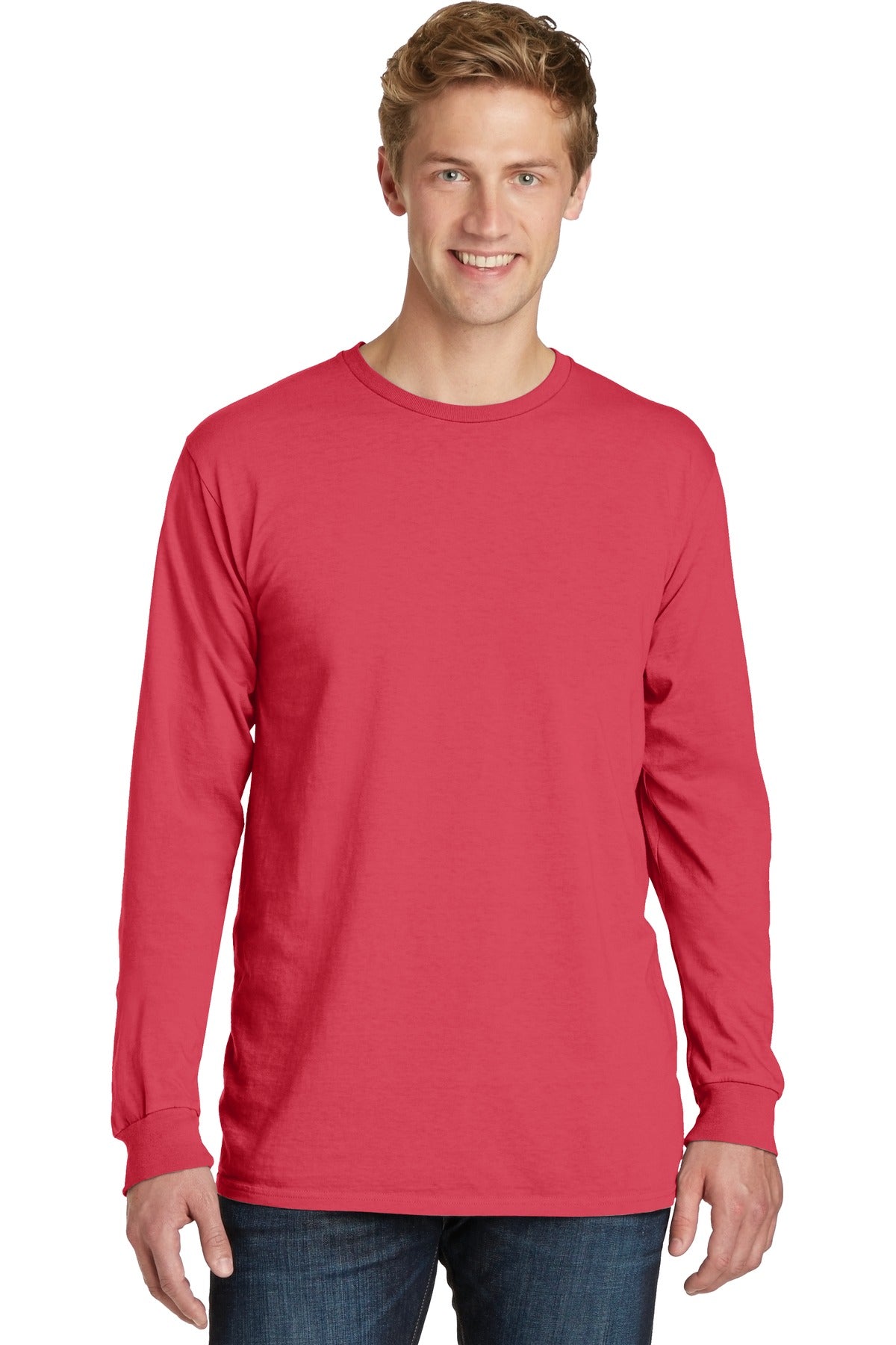 Port & Company? Beach Wash? Garment-Dyed Long Sleeve Te
