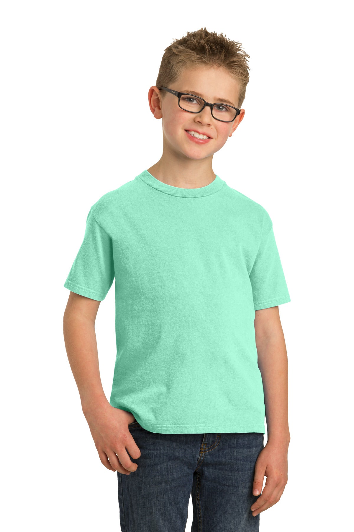 Port & Company? Youth Beach Wash? Garment-Dyed Tee. PC0