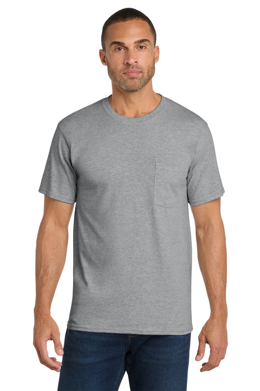 Port & Co™ Core Cotton Pocket Tee