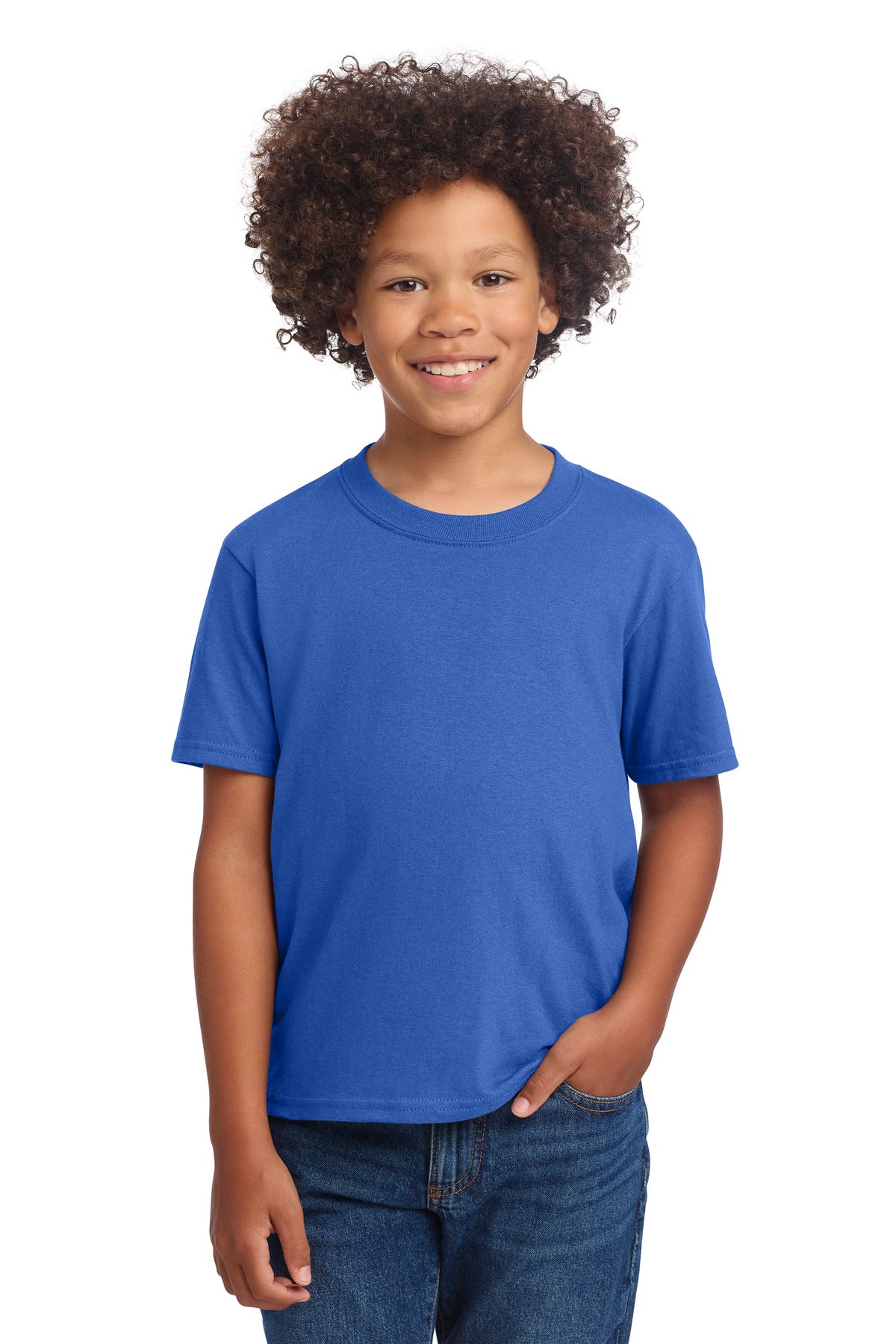 Port & Co™ Youth Core Cotton DTG Tee