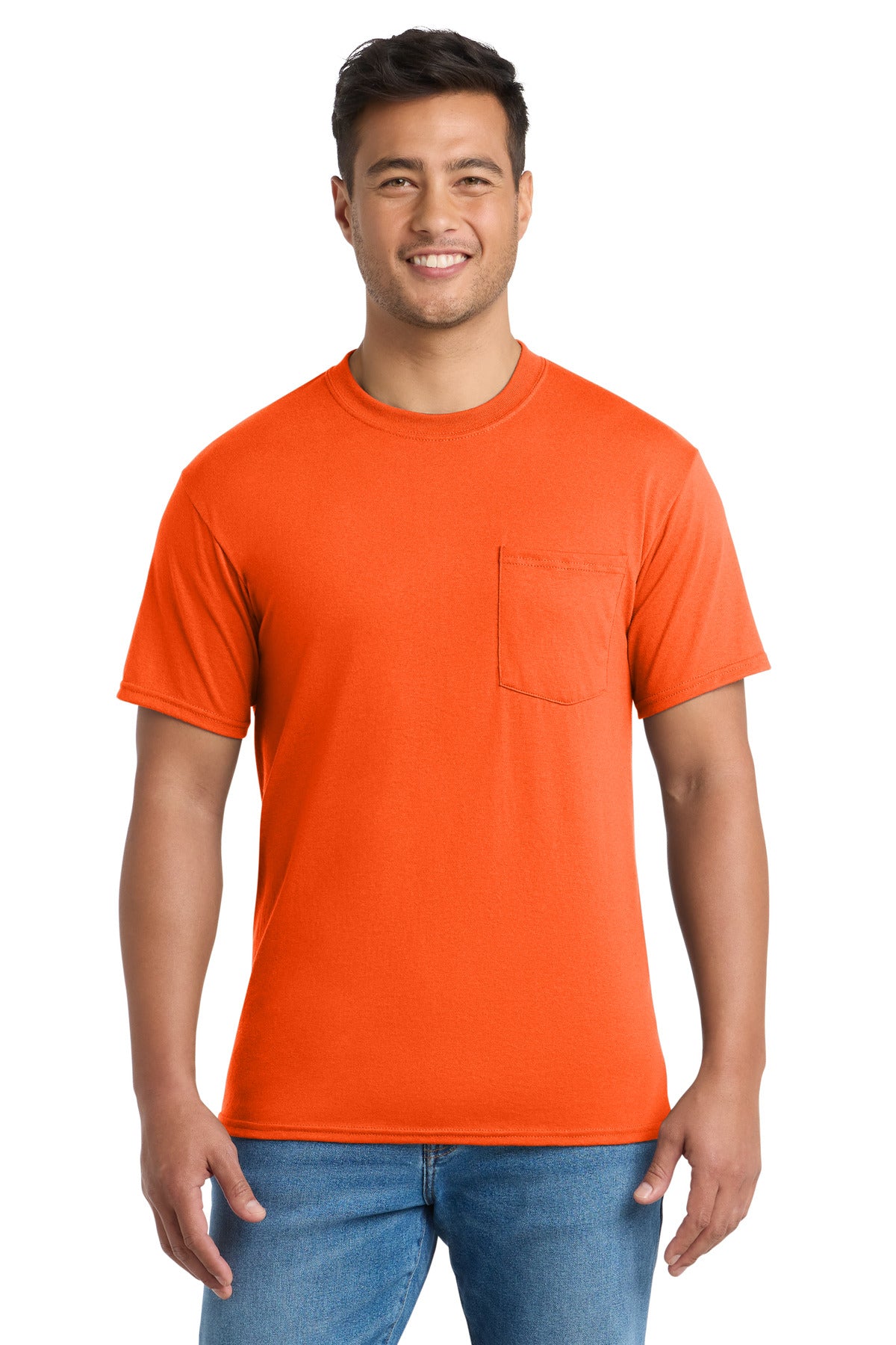 Port & Co™ Tall Core Blend Pocket Tee