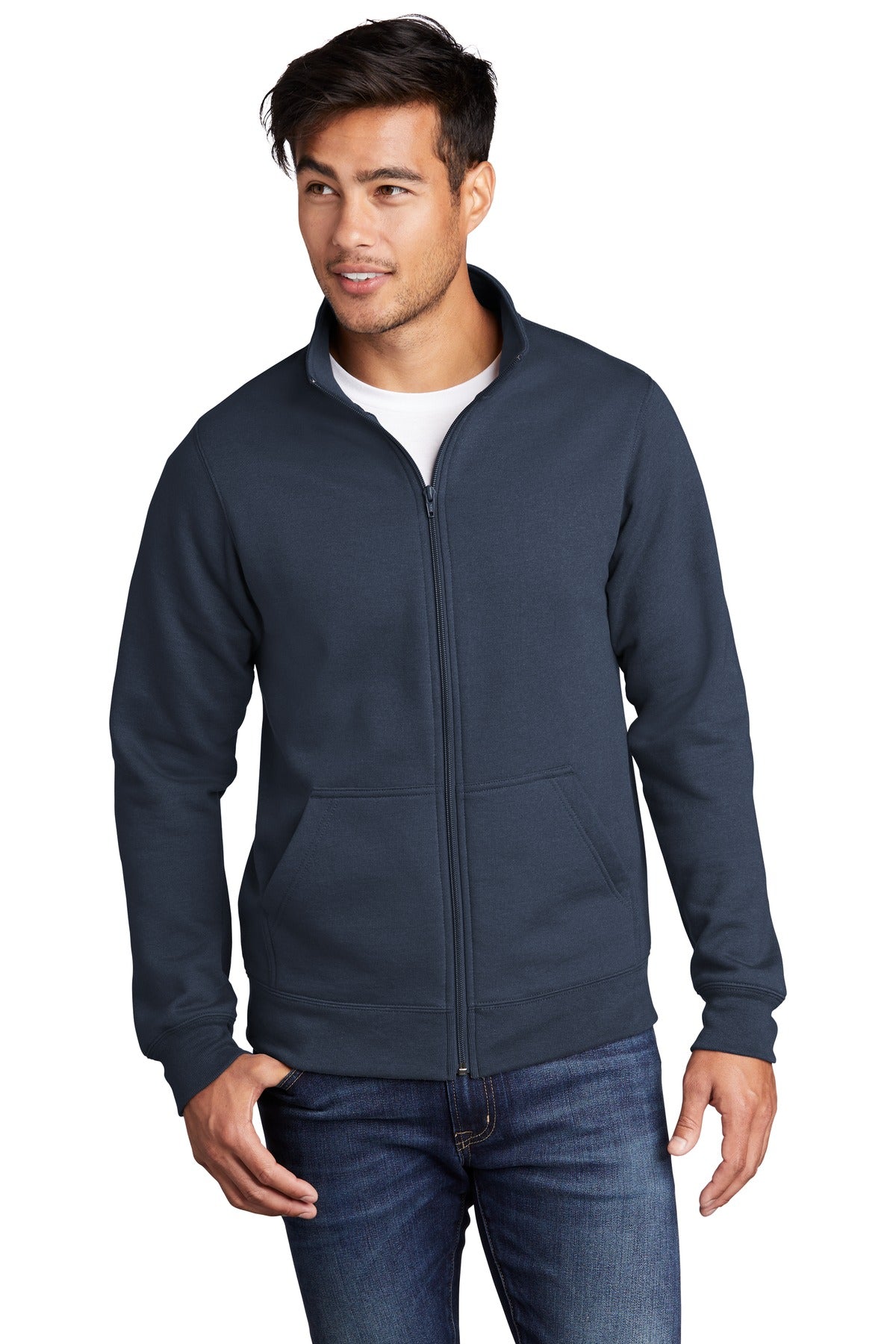 Port & Company ? Core Fleece Cadet Full-Zip Sweatshirt