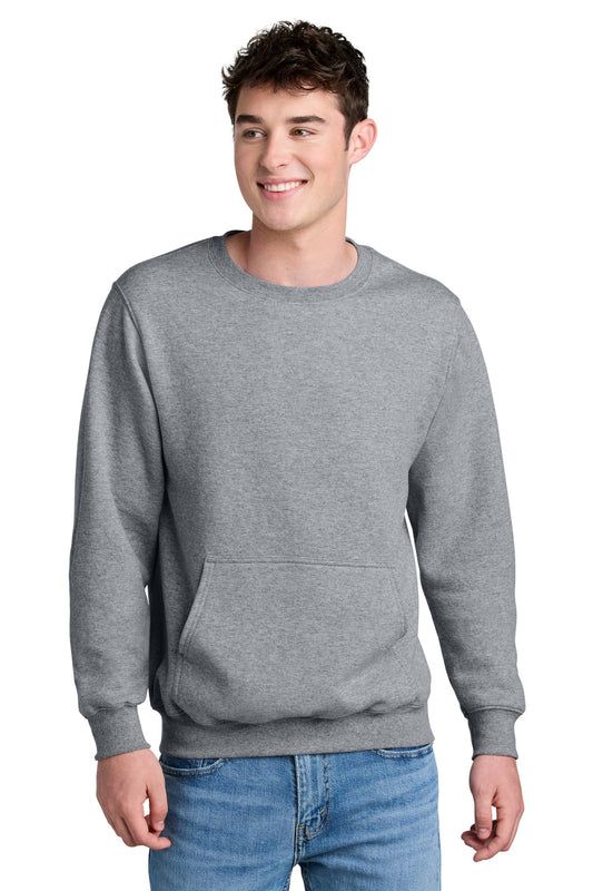 Port & Co™ Core Fleece Crewneck Pocket Sweatshirt