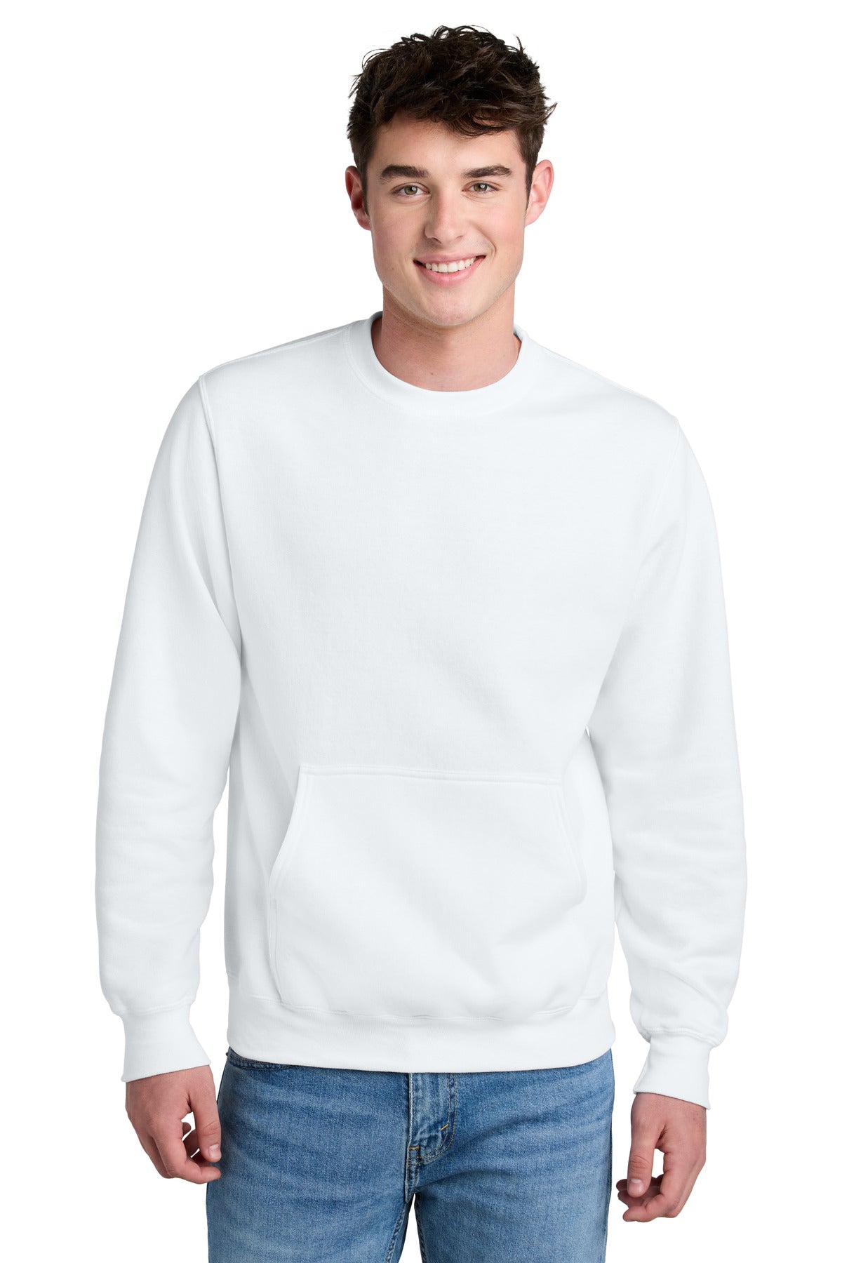 Port & Co™ Core Fleece Crewneck Pocket Sweatshirt