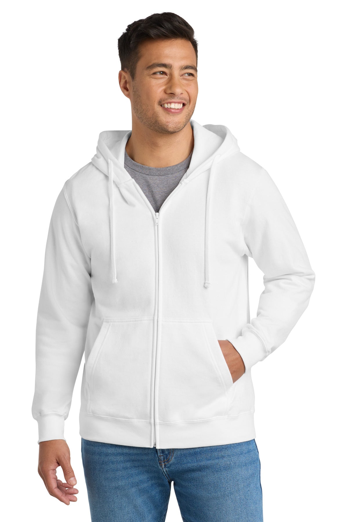 Port & Co™ Fan Favorite Fleece Full-Zip Hooded Sweatshirt
