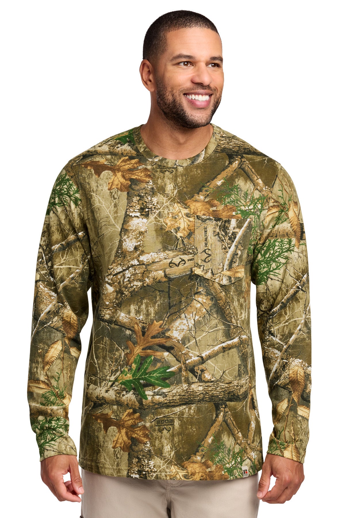 Russell Outdoors™ Realtree® Long Sleeve Pocket Tee