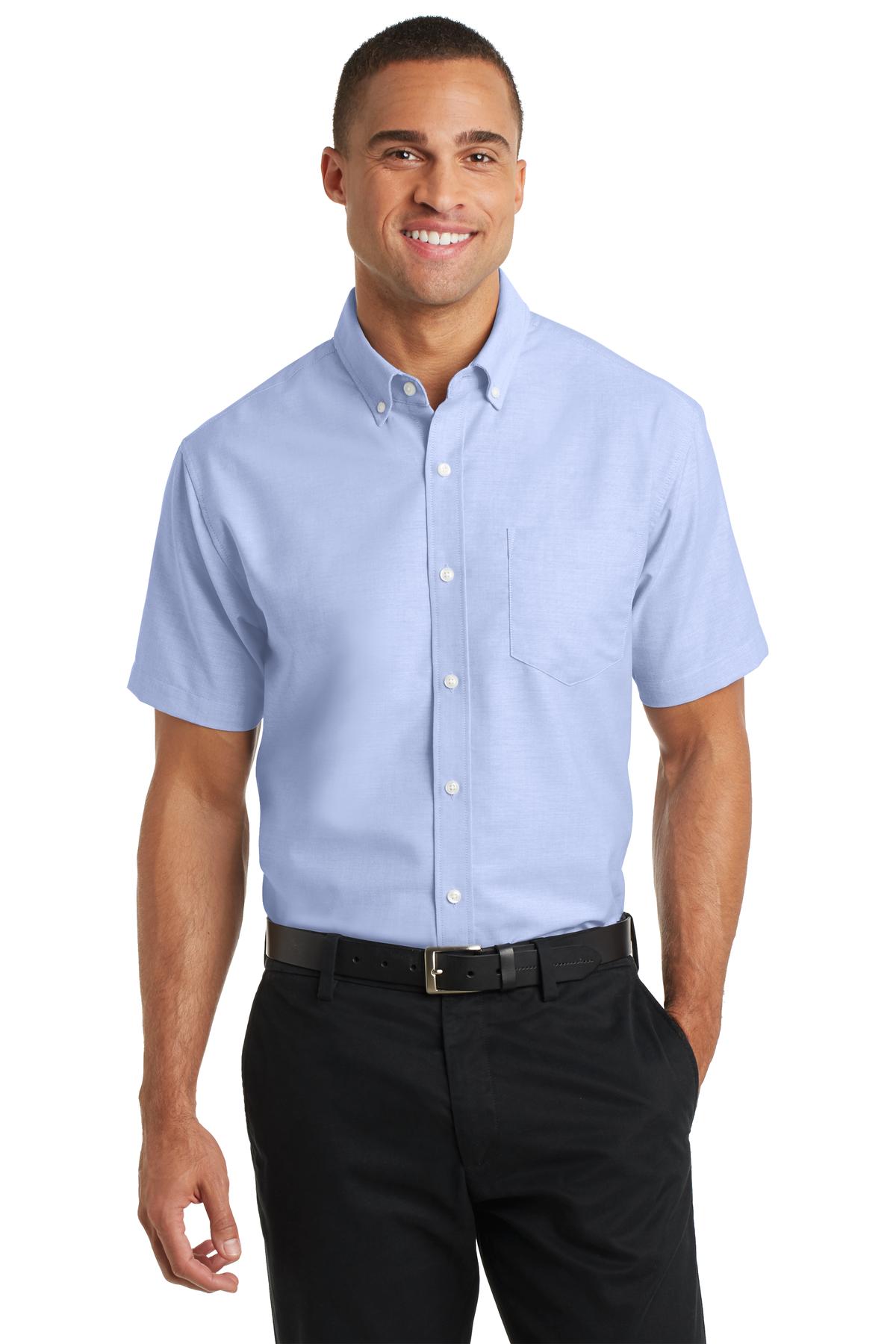 Port Authority? Short Sleeve SuperPro? Oxford Shirt. S6