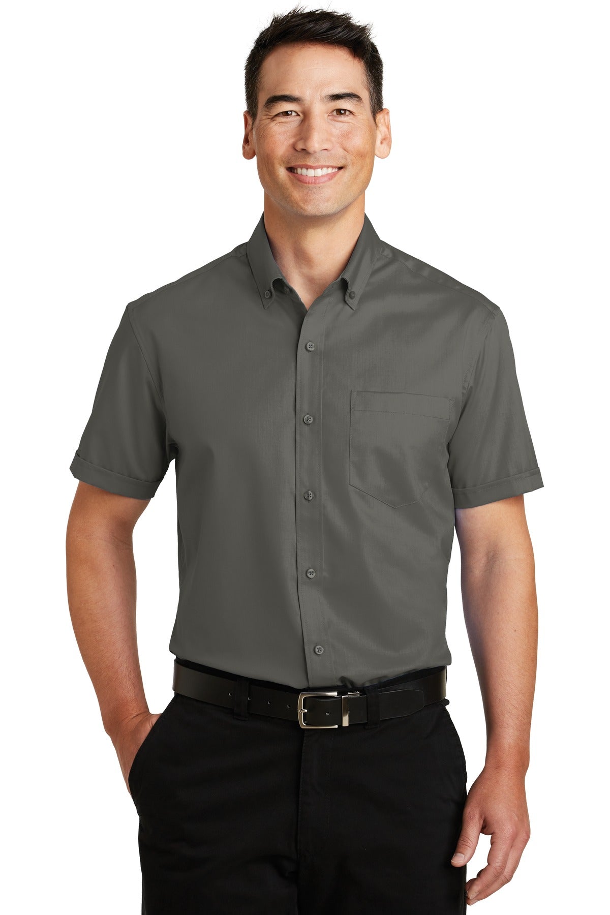 Port Authority? Short Sleeve SuperPro? Twill Shirt. S66