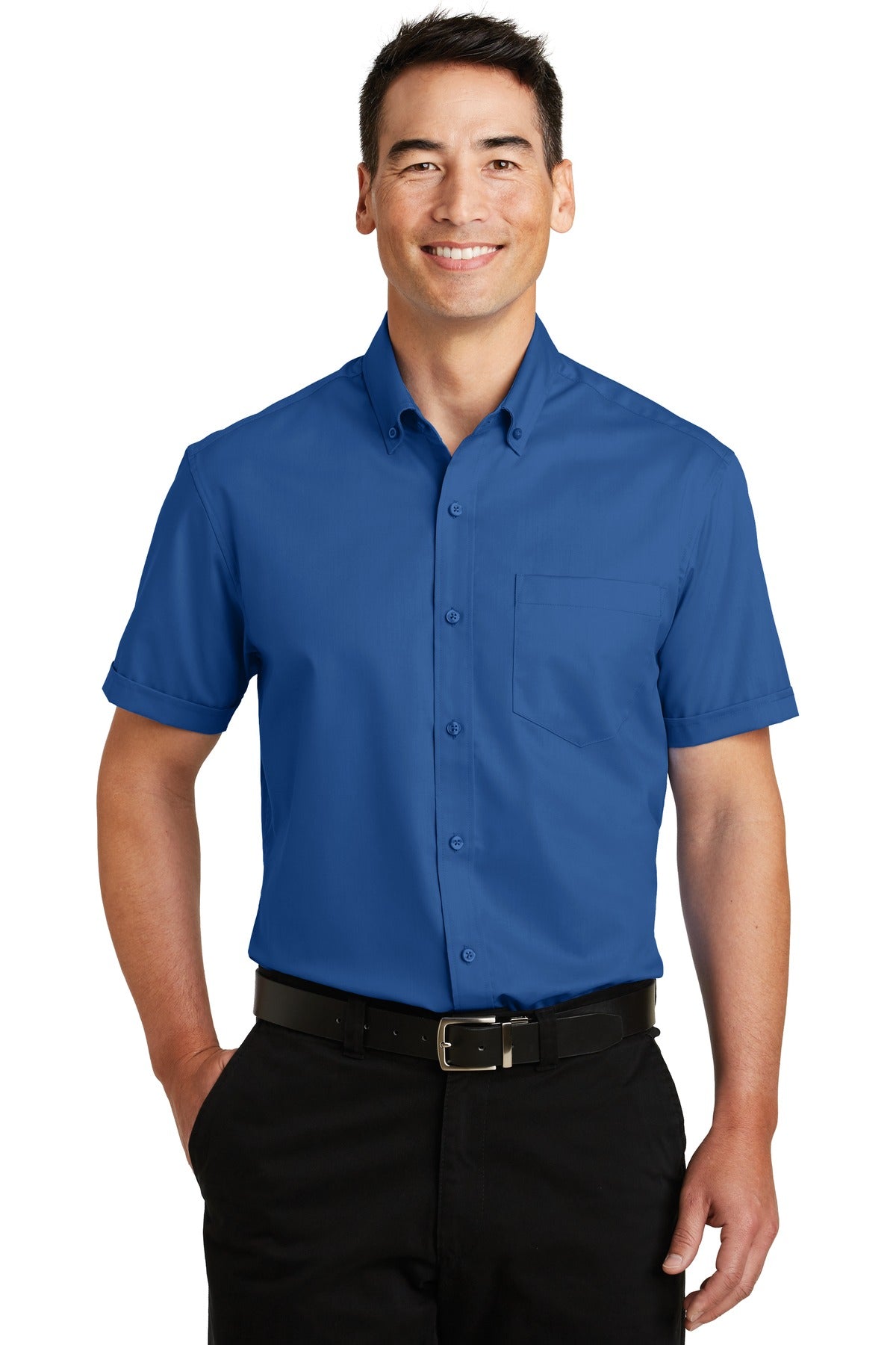 Port Authority? Short Sleeve SuperPro? Twill Shirt. S66