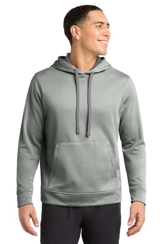 Sport-Tek ® PosiCharge ® Sport-Wick ® Heather Fleece Hooded Pullover