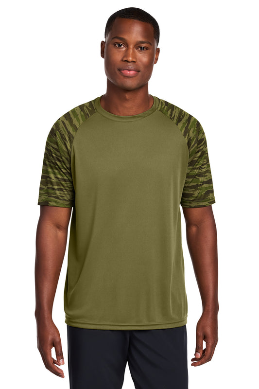 Sport-Tek® Drift Camo Colorblock Tee