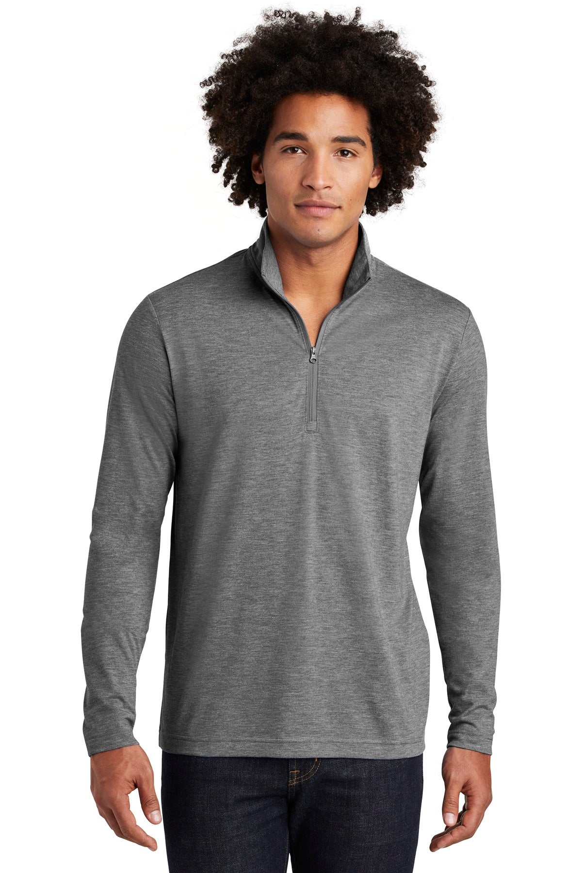 Sport-Tek ? PosiCharge ? Tri-Blend Wicking 1/4-Zip Pull