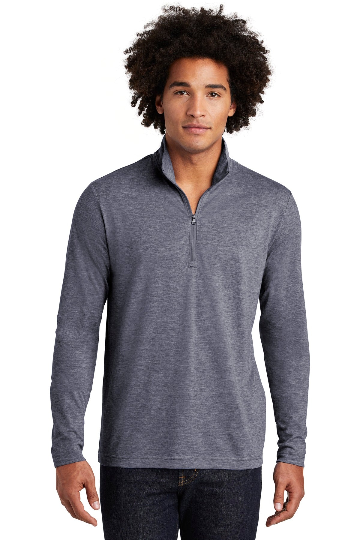 Sport-Tek ? PosiCharge ? Tri-Blend Wicking 1/4-Zip Pull