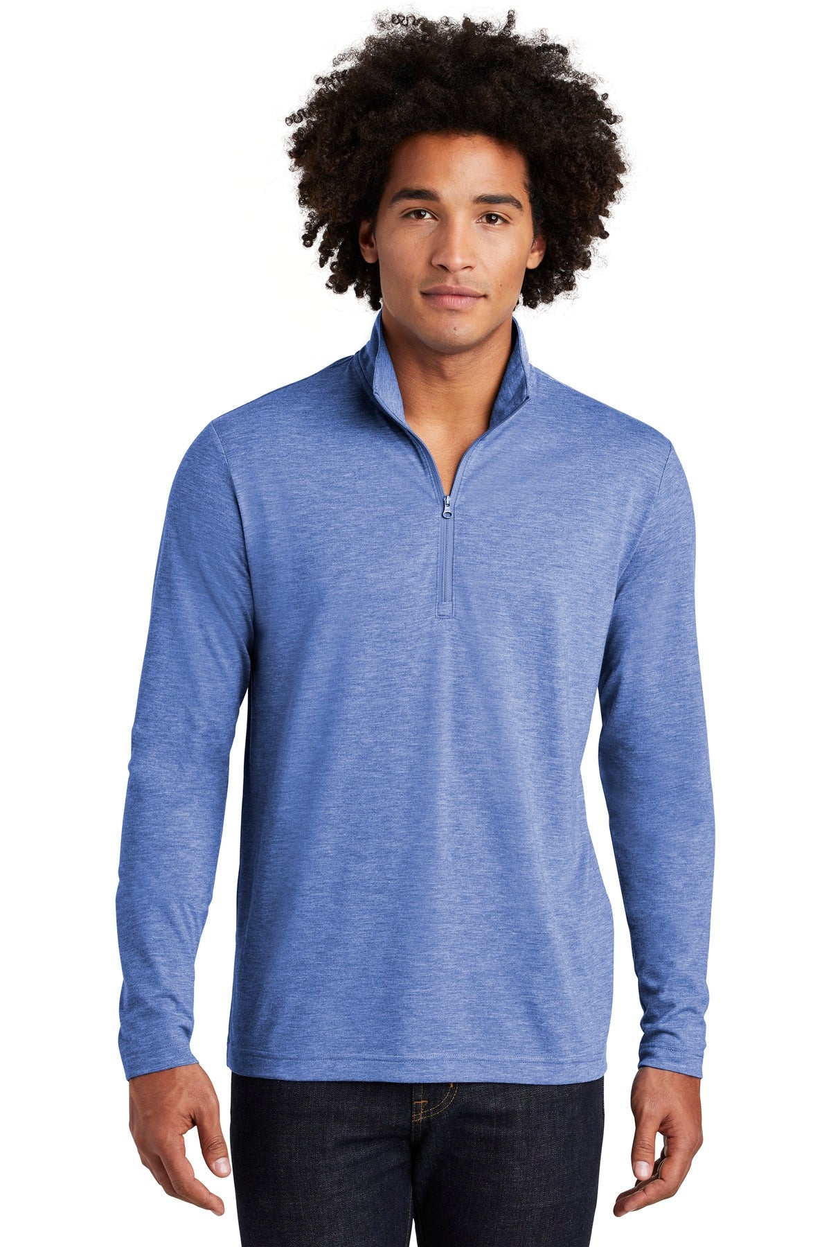 Sport-Tek ? PosiCharge ? Tri-Blend Wicking 1/4-Zip Pull