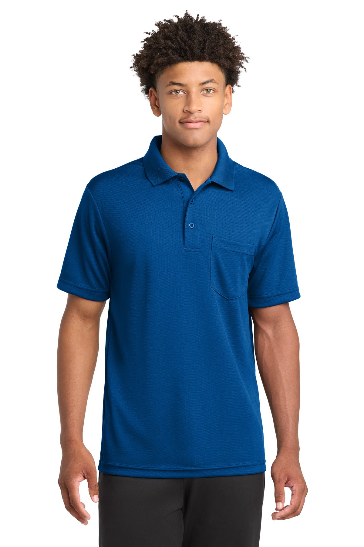 Sport-Tek ® PosiCharge ® RacerMesh ® Pocket Polo