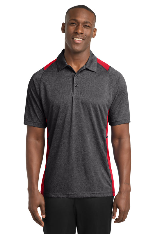 Sport-Tek® Heather Colorblock Contender™ Polo