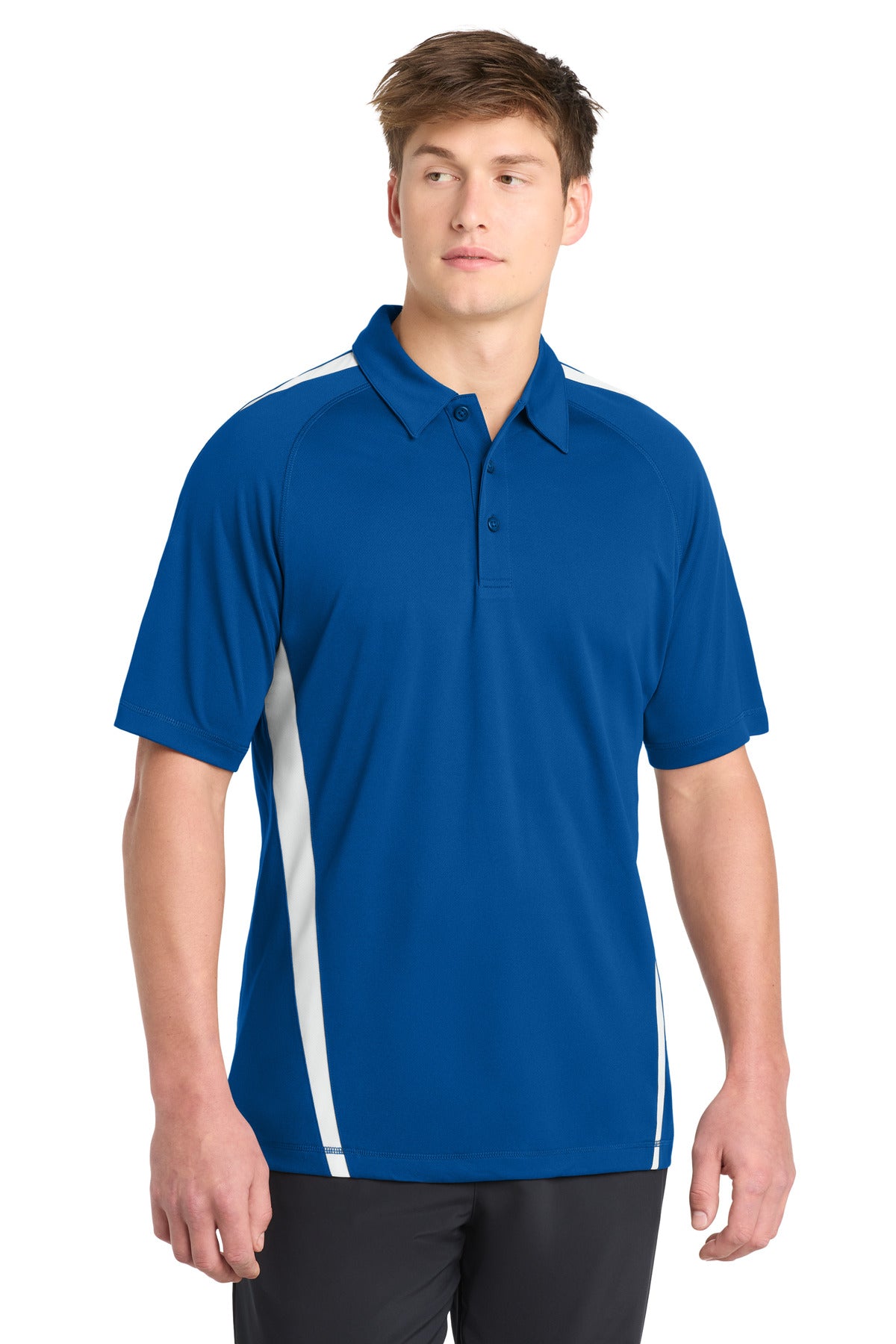 Sport-Tek® PosiCharge® Micro-Mesh Colorblock Polo
