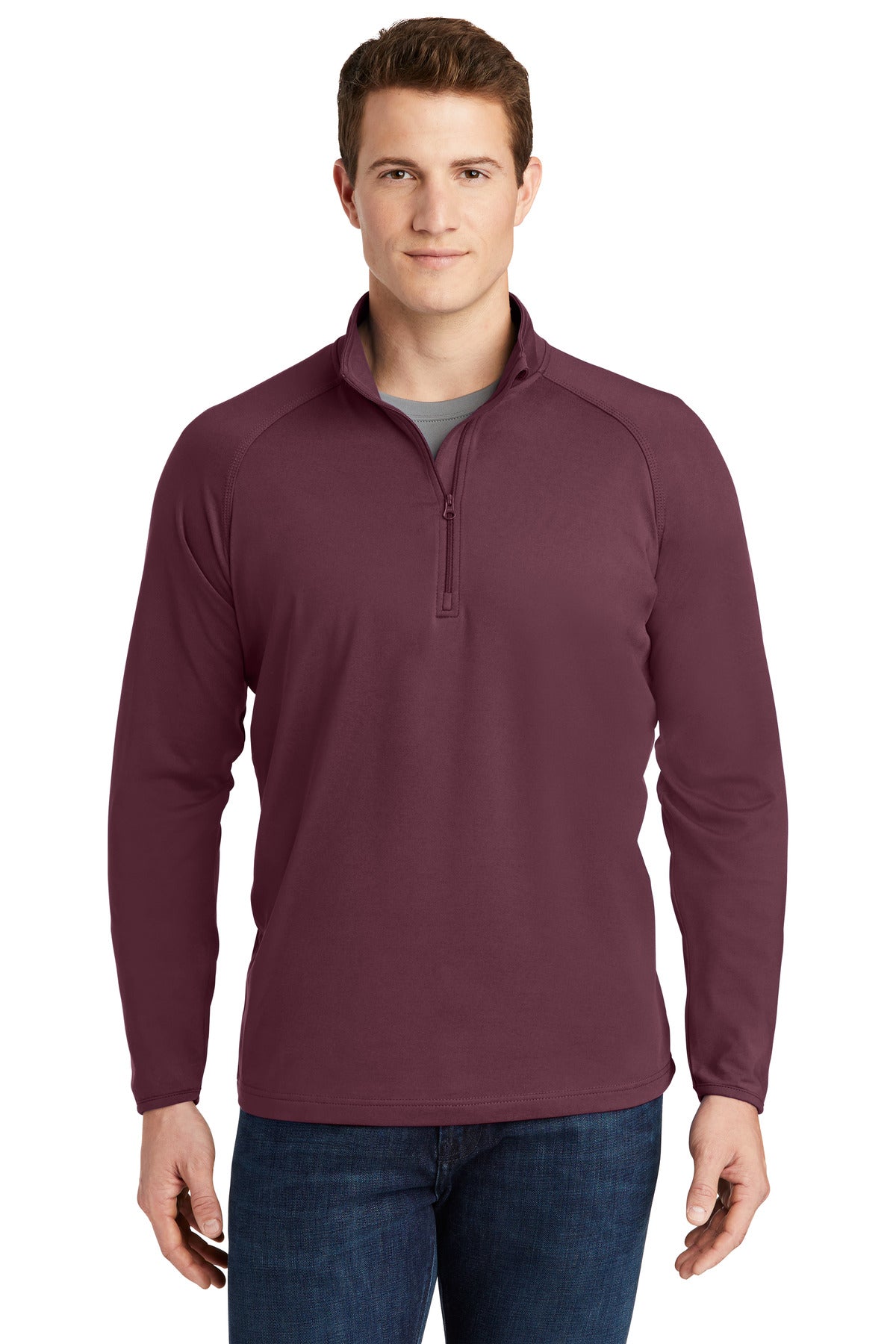 Sport-Tek? Sport-Wick? Stretch 1/4-Zip Pullover. ST850