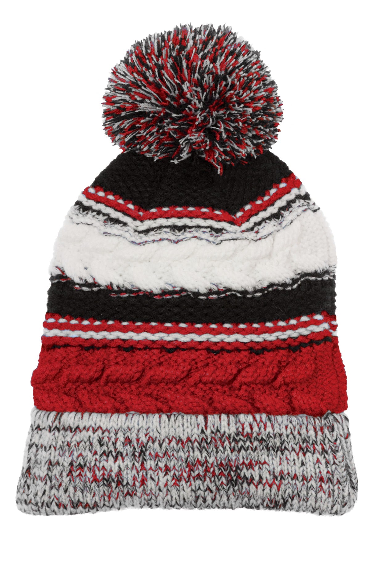 Sport-Tek? Pom Pom Team Beanie. STC21