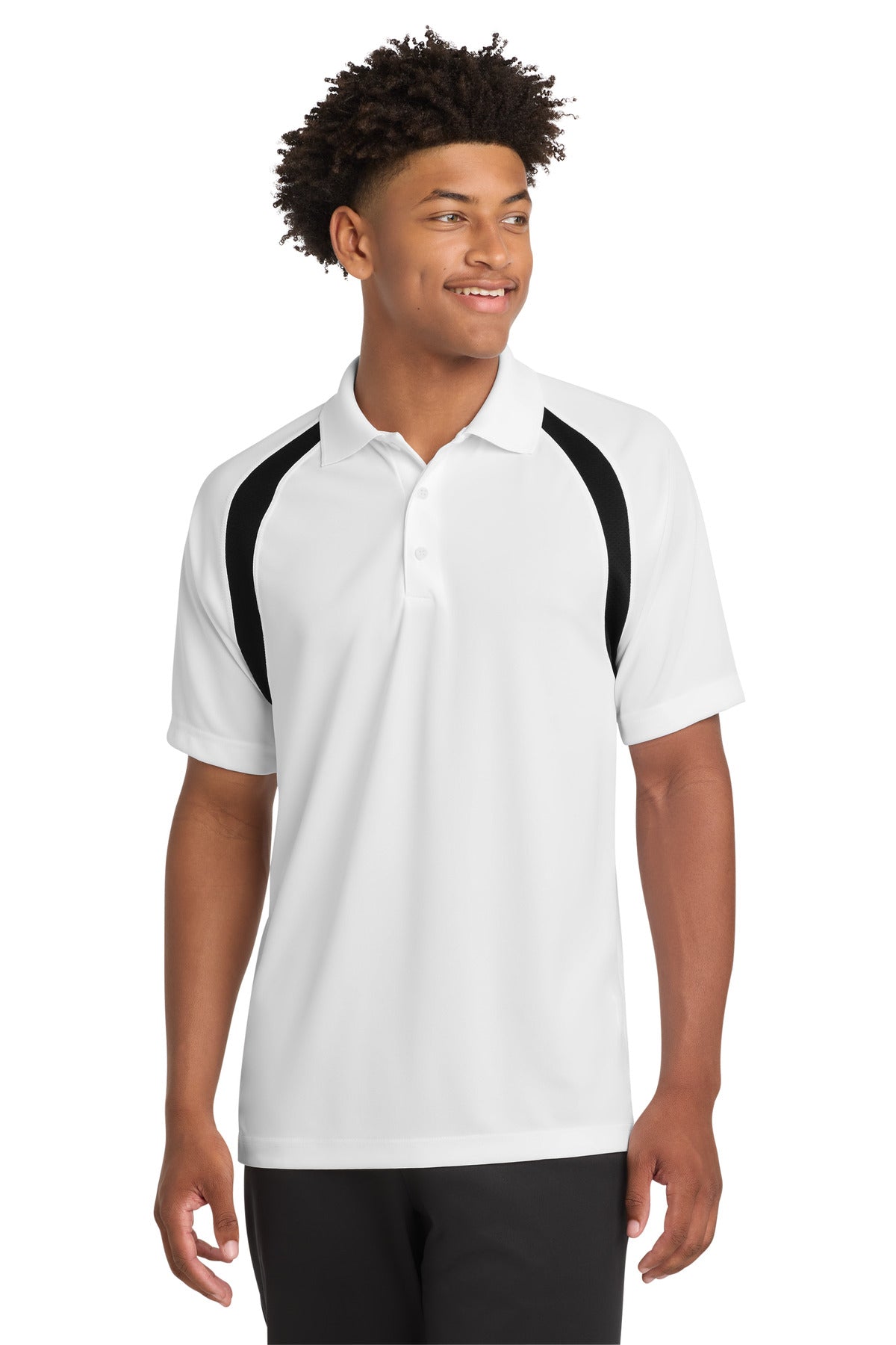 Sport-Tek® Dry Zone® Colorblock Raglan Polo