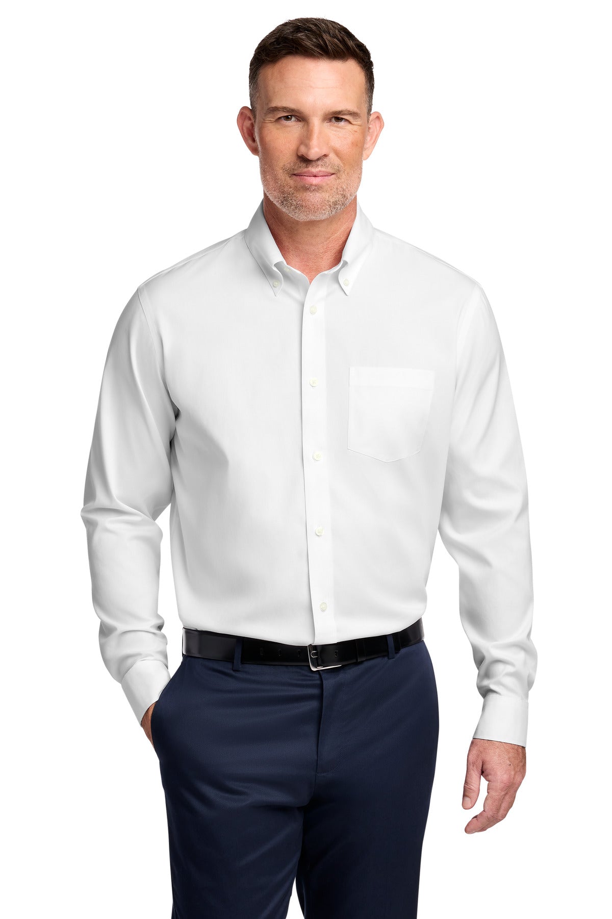 Brooks Brothers® Tall Wrinkle-Free Stretch Pinpoint Shirt