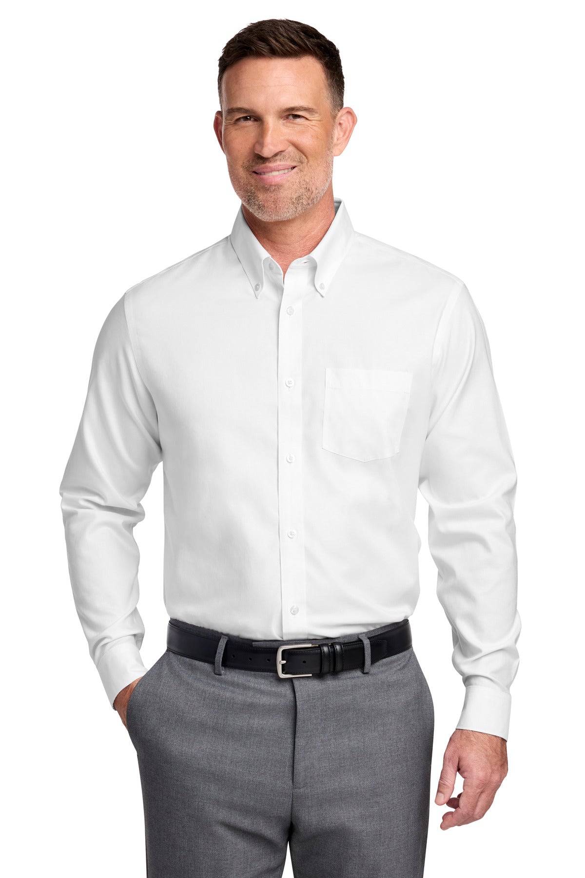 Brooks Brothers® Tall Wrinkle-Free Stretch Nailhead Shirt