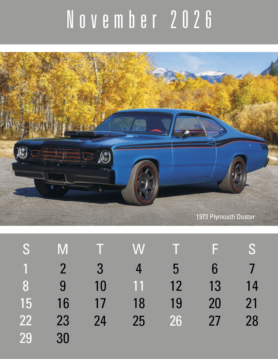Triumph Calendars PressNStick FullColor Header Cruisin Cars Calendar-V7899FC