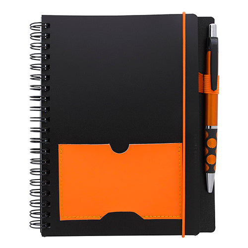 Good Value Festival Notebook With Pen-VBUS024