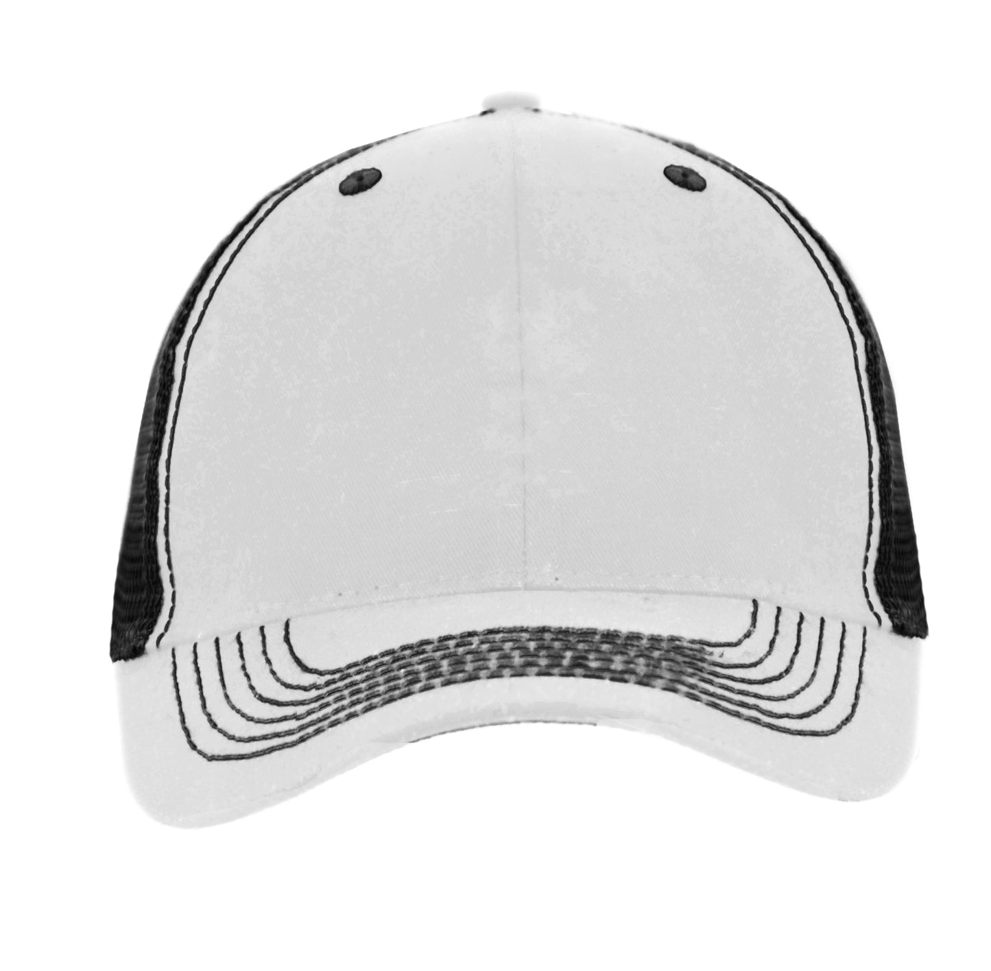 Color Accent Mesh Snapback Cap-VHDW007