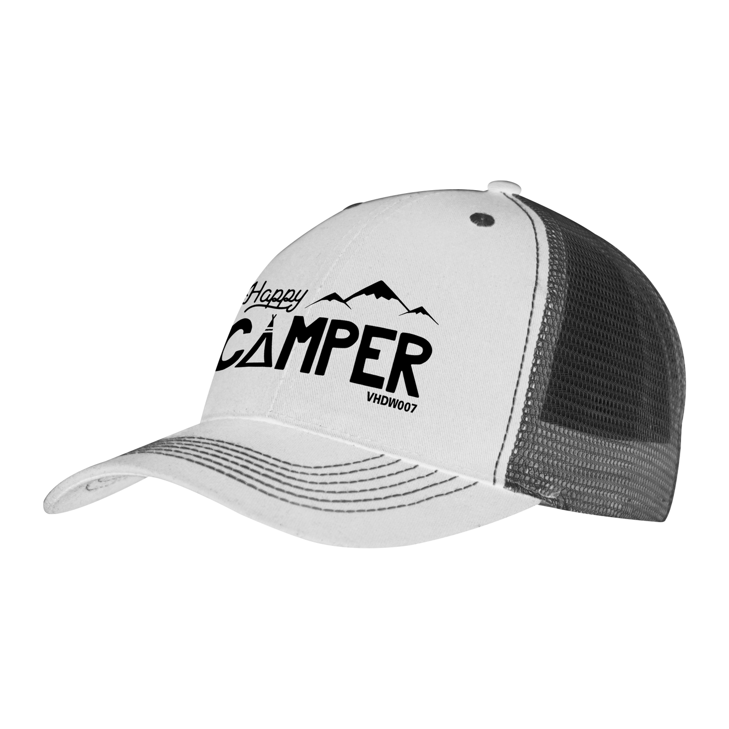 Color Accent Mesh Snapback Cap-VHDW007