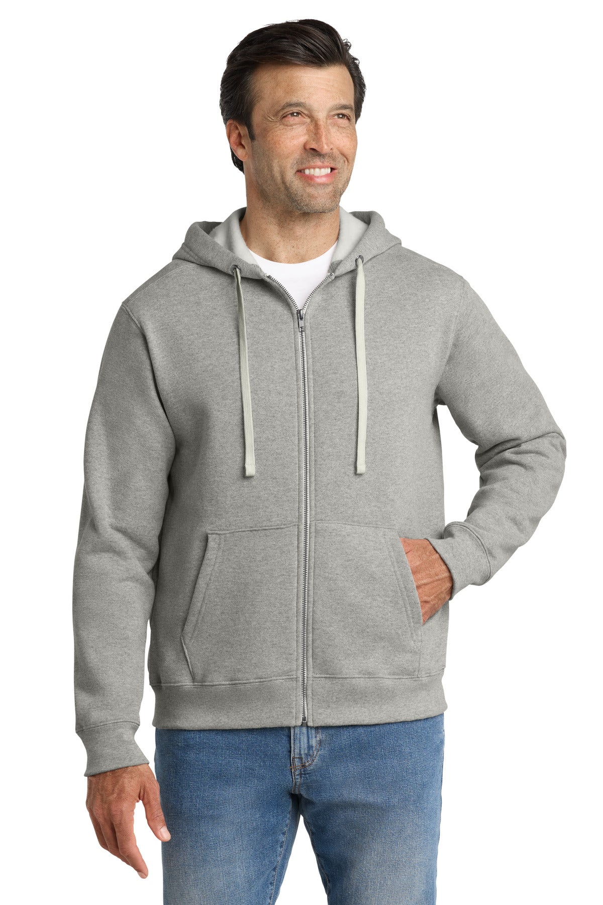 Volunteer Knitwear™ Chore Fleece Full-Zip Hoodie